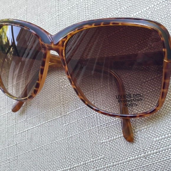 Jacquas Fath Sunglasses Brown Frame Women Eye Wear Shades JF008 Made in France